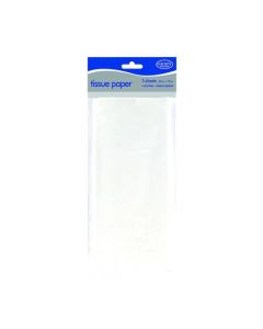 COUNTY STATIONERY TISSUE PAPER WHITE SHEETS 500X750MM (PACK OF 5 SHEETS X 36 = 180 SHEETS)