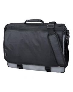 LightPak Wave Messenger Bag Polyester Black/Grey Ref 46069