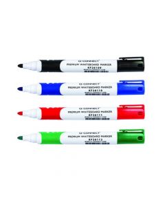 Q-CONNECT PREMIUM WHITEBOARD MARKER BULLET TIP ASSORTED (PACK OF 4) KF26113