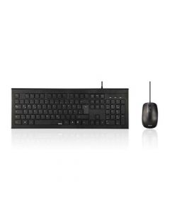 Hama Cortino Wired Keyboard And Mouse Set Ref Black 73134958 (Pack of 1 Set)