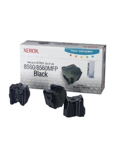 XEROX PHASER 8560 BLACK SOLID INK STICK (PACK OF 3) 108R00726
