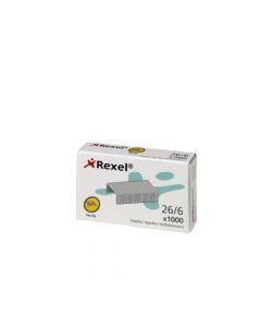 REXEL NO. 56 METAL STAPLES 6MM (PACK OF 1000) 6131