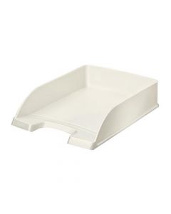 LEITZ WOW LETTER TRAY STACKABLE GLOSSY WHITE PEARL REF 52263001  (PACK OF 1)