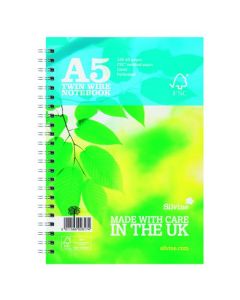 SILVINE PREMIUM ENVRIO RULED NOTEBOOK A5 160 PAGES (PACK OF 5) R203