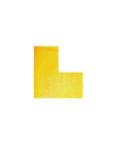 DURABLE FLOOR MARKING SHAPE L, YELLOW (PACK OF 10) 170204