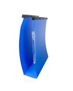 CARTESIO POLYPROPYLENE LATERAL FILE 333MM 65MM BLUE (PACK OF 25 FILES)
