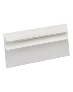 5 STAR ECO ENVELOPES WALLET RECYCLED SELF SEAL 90GSM DL 220X110MM WHITE (PACK 500)