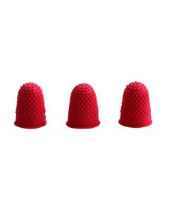 Q-CONNECT THIMBLETTES SIZE 00 RED (PACK OF 12) KF21507