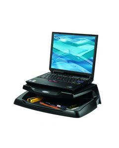 Q-Connect Laptop and LCD Monitor Stand Black KF04553