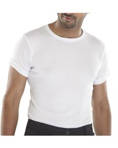 BEESWIFT SHORT SLEEVE THERMAL VEST WHITE XL (PACK OF 1)