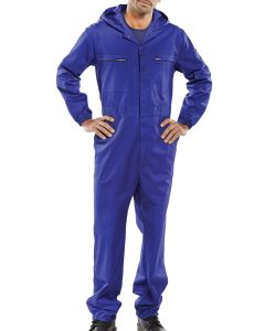 BEESWIFT HOODED BOILERSUIT  ROYAL BLUE 46 (PACK OF 1)