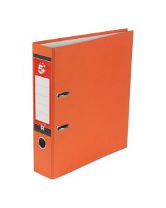 5 STAR OFFICE LEVER ARCH FILE 70MM A4 ORANGE [PACK OF 10 FILES]