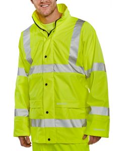 BEESWIFT SUPER B-DRI BREATHABLE JACKET SATURN YELLOW L (PACK OF 1)