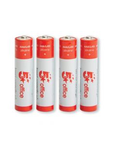 5 STAR OFFICE BATTERIES AAA [PACK 4]