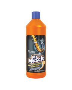 MR MUSCLE SINK AND PLUGHOLE CLEANER PROFESSIONAL 1 LITRE REF 97653 (PACK OF 1)