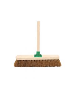 COCO SOFT BROOM WITH HANDLE 18 INCH G.01/BLACK T/C4 (PACK OF 1)