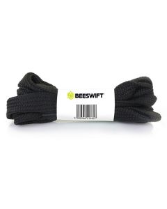 BEESWIFT FLAT BOOT LACE BLACK 140 (PACK OF 1)