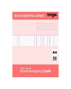 BOOK KEEPING CASH BOOK A4 (PACK OF 6) 302299