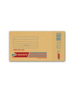 GOSECURE BUBBLE LINED ENVELOPE SIZE 1 110X215MM GOLD (PACK OF 100) ML10038