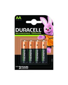 DURACELL RECHARGEABLE AA NIMH 2500MAH BATTERIES (PACK OF 4) 81367177