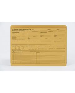 EXACOMPTA GUILDHALL PRE-PRINTED HUMAN RESOURCES FILE 315GSM YELLOW (PACK OF 50) 211/1300Z