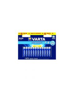 VARTA AAA HIGH ENERGY BATTERY ALKALINE (PACK OF 12) 4903121482