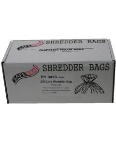 SAFEWRAP SHREDDER BAG 200 LITRE (PACK OF 50) RY0473