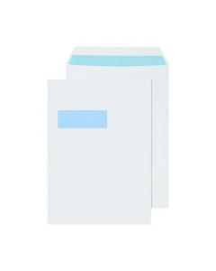 Q-CONNECT C4 ENVELOPES WINDOW SELF SEAL 90GSM WHITE (PACK OF 250) 2907