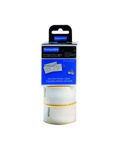 DYMO COMPATIBLE 99010 LABEL 89X28MM  (PACK OF 2 ROLLS)