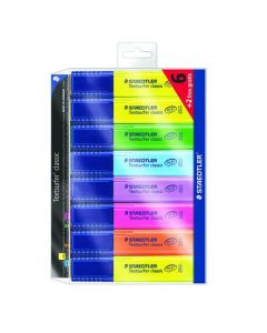 STAEDTLER TEXTSURFER CLASSIC HIGHLIGHTER ASSORTED (PACK OF 8) 364AWP8