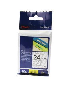 BROTHER P-TOUCH 24MM BLACK ON CLEAR TZE151 LABELLING TAPE (PACK OF 1)