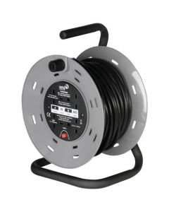 EXTENSION REEL 25 METRE 13 AMP 4 SOCKET WITH CARRY HANDLE (PACK OF 1)