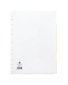 CONCORD DIVIDER 10-PART A4 150GSM WHITE 79701/97