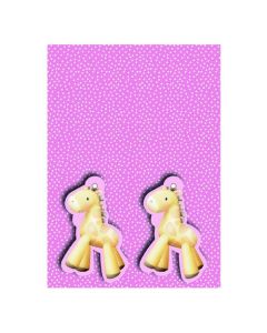 PINK BABY GIRAFFE GIFT WRAP AND TAGS (PACK OF 12) 27231-2S2T