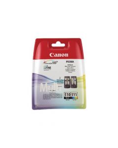 CANON PGI-510 CL-511 BLACK/COLOUR INK CARTRIDGE MULTIPACK 2970B010