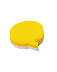 POST-IT SPEECH BUBBLE NOTES PAD OF 225 SHEETS YELLOW AND GREY REF 2007SP (PACK OF 1)