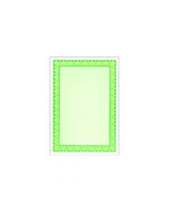 DECADRY EMERALD GREEN A4  C CERTIFICATE PAPER 115 GSM  (PACK OF 25 SHEETS)