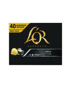 L'OR NESPRESSO ONYX CAPSULES (PACK OF 40) 4019265