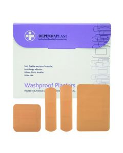 RELIANCE MEDICAL DEPENDAPLAST WASHPROOF PLASTERS (PACK OF 100) 536