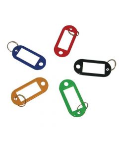 Q-CONNECT KEY FOBS ASSORTED (PACK OF 100) KF10869