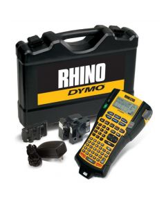 DYMO RHINOPRO 5200 LABELMAKER KIT PRINTER ADAPTOR AND RECHARGEABLE BATTERY FOR 6-19MM TAPES REF S0841390