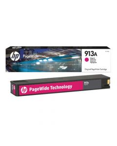 HP 913A MAGENTA PAGEWIDE INKJET CARTRIDGE (3000 PAGE CAPACITY) F6T78AE