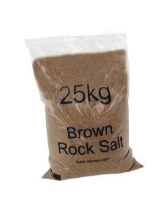DRY BROWN ROCK SALT 25KG (PACK OF 20) 384072