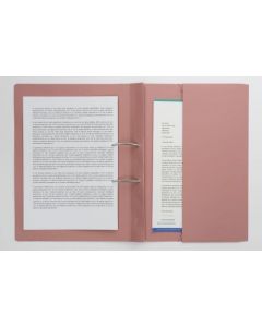 EXACOMPTA GUILDHALL RIGHT HAND TRANSFER SPIRAL POCKET FILE 315GSM FC PINK (PACK OF 25 FILES) 211/9064Z