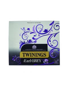 TWININGS EARL GREY STRING AND TAG TEA BAGS (PACK OF 100) F09363