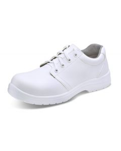 BEESWIFT MICRO-FIBRE TIE SHOE S2 WHITE 10 (PACK OF 1)