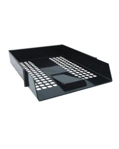 CONTRACT A4 BLACK LETTER TRAY (MESH DESIGN AND ECONOMICAL PLASTIC CONSTRUCTION) WX10050A (PACK OF 1)