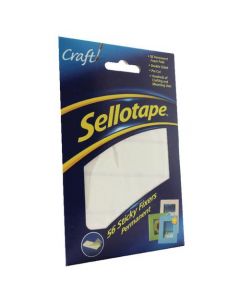 SELLOTAPE STICKY FIXERS PERMANENT 12X25MM (PACK OF 56) 1445423