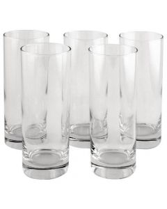 CLEAR TALL TUMBLER DRINKING GLASS 36.5CL (PACK OF 6 GLASSES) 0301023