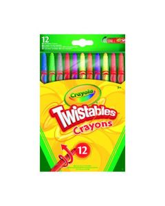 12 CRAYOLA TWISTABLE COLOURED PENCILS (PACK OF 6) 52-8530-E-000